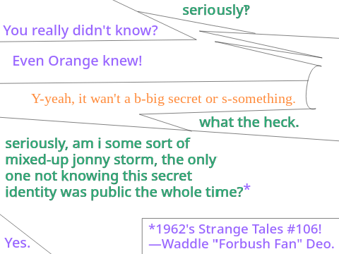 Original Concept #277+11: Obvious Secret. 