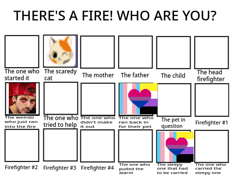 THERE'S A FIRE! WHO ARE YOU? remix remix remix