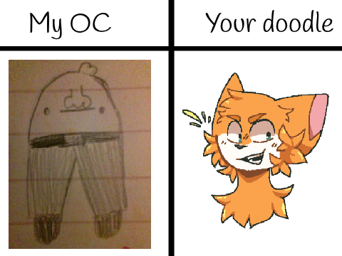 Remix and I will doodle your oc remix