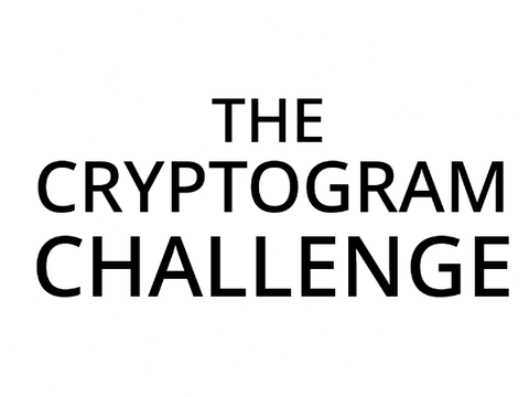 THE CRYPTOGRAM CHALLENGE