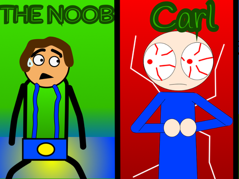 the noob VS carl (3)