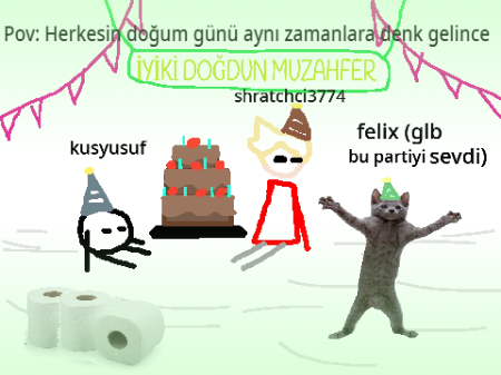ÜÇLÜ KOMBOLU DOĞUM GÜNÜ >:)