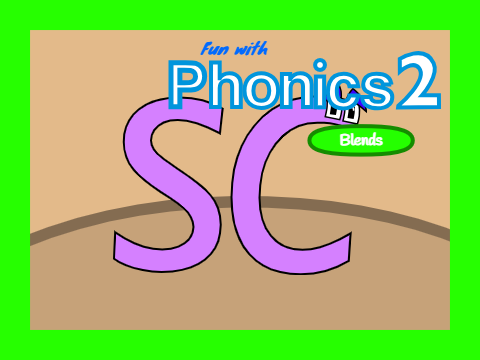 Fun with Phonics 2 Blends - 'sc'