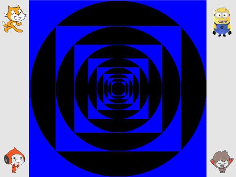 Blue and Black 1 Line Challenge