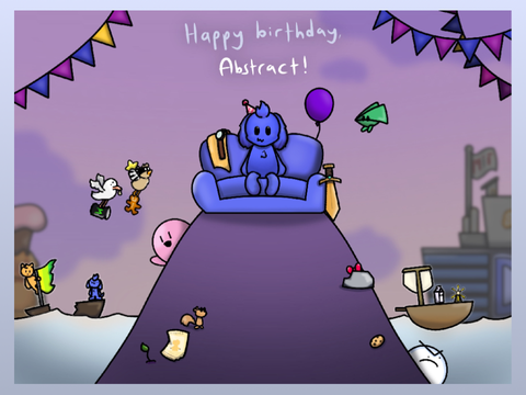Happy birthday, Abstract! :D