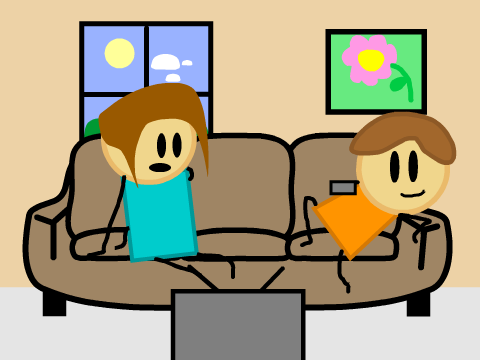 Add Yourself Watching TV remix
