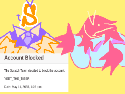 hehe.. guess who.. guess who got blocked again