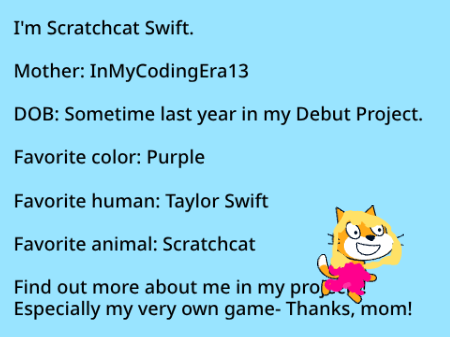 The Return of Scratchcat Swift