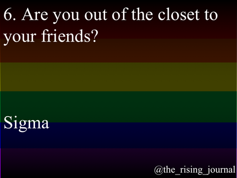 LGBTQ+ 50 Questions! 