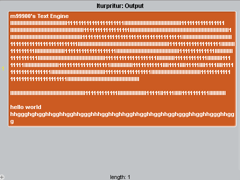 Text editor made in ViROG lanuage