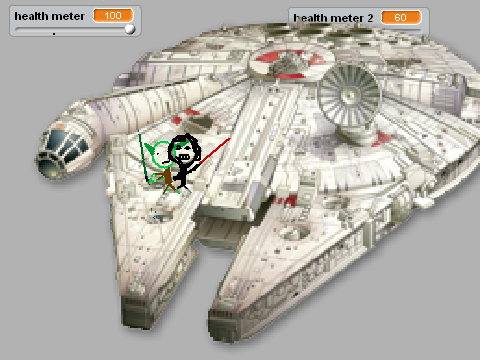 Stick Wars 3: The Revenge of Yoda with improved AI