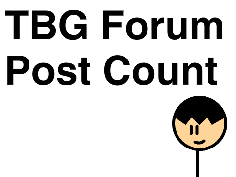 TBG Forum Post Count