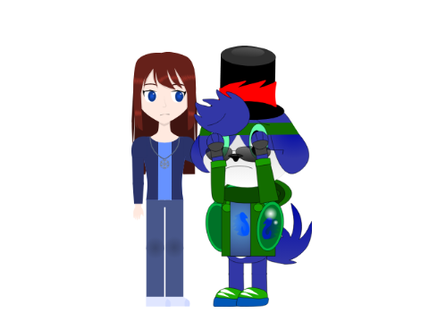 Ice Girl comforts QBert