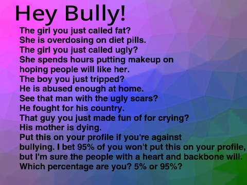 Remix this if you are against bullying!  