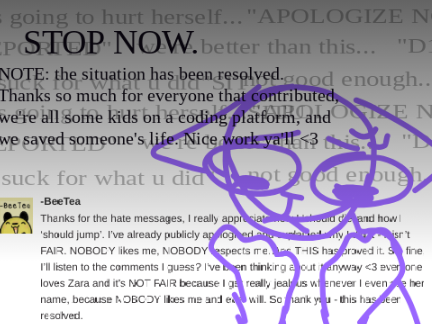 Please Guys... Just Stop. (RESOLVED)