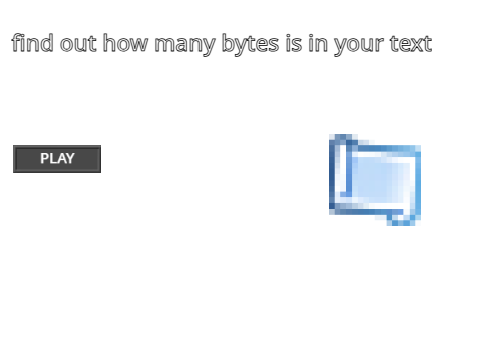 find out how many bytes is in your text