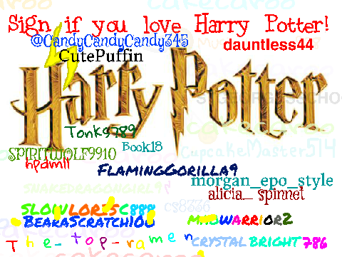 Sign If You Love Harry Potter !!!!! Remix , Remix , Remix !!!!!! remix remix remix remix remix