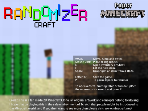 RandomizerCraft [ Modded Paper Minecraft v11.7 ]