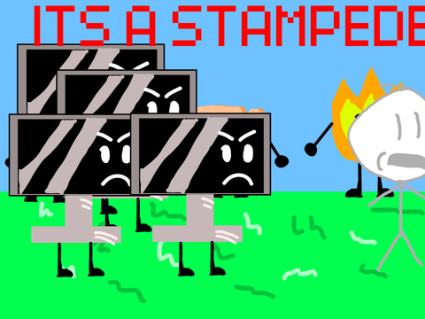 It's A Stampede! (Bfb)  FIXED!