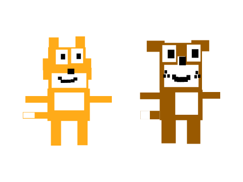 My First Pixel Art (Scratch Week Day 4)
