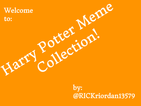 Harry Potter Meme Collection