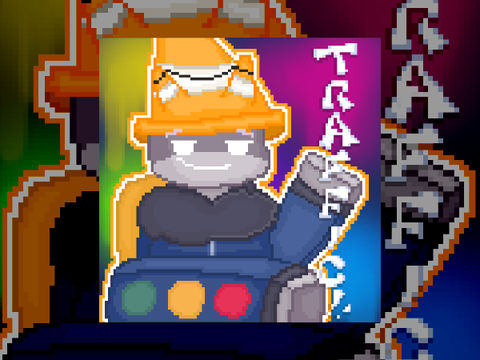 drawing of traffic from phighting that i made like a month ago that i forgot to upload here