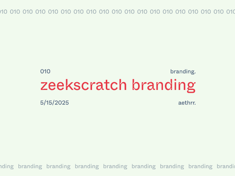 010 • branding - zeekscratch.