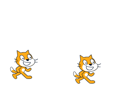 スタンプを独立に動かす