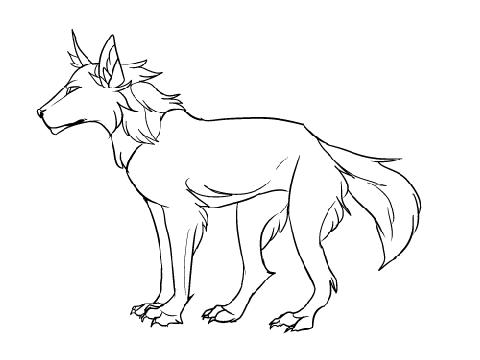 wolf linearts for rp