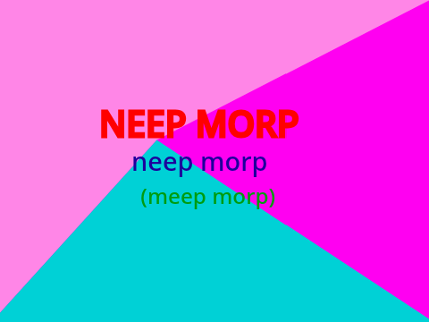 neep morp