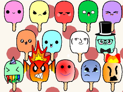 Add your emotion to the popsicle!