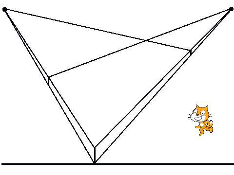 How to draw 2-point perspective