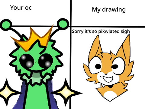 Remix and I shall doodle your character remix