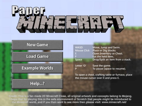 Paper Minecraft 