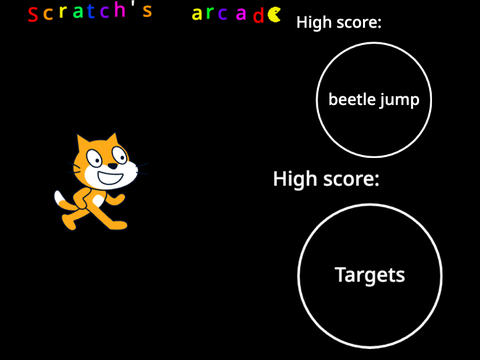 Scratch cats arcade!