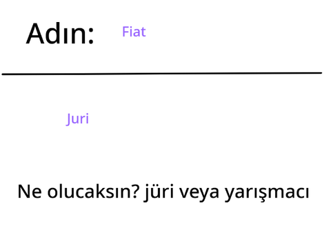 UmutOS'in Game Jam'i katılım formu remix