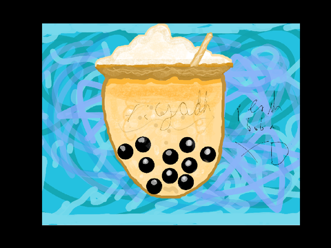 PEACH BOBA XD