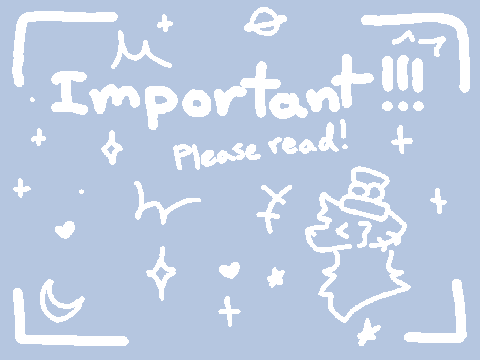 [ IMPORTANT ANNOUNCEMENT ]