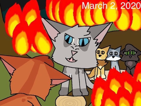 Fire scene(after 4 years)