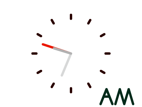Pen Analog Clock