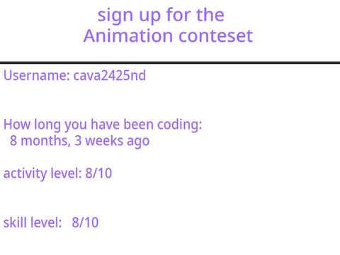 ~~~~~~sign up for the animation contest~~~~~~ remix