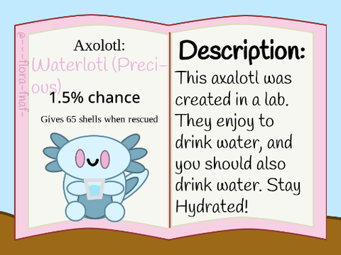 Draw your own Axolotl for Axolotl Aquarium! - Waterlotl