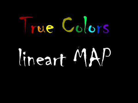 True Colors lineart MAP Intro