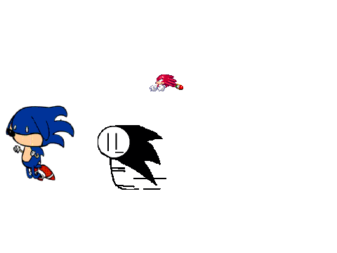 Add yourself chasing Flying Sonic