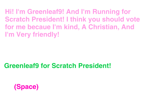 Vote For Greenleaf9! (For the Studio)