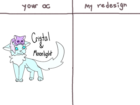 redesigning your ocs! remix