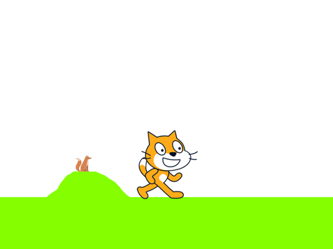 A simple running animation