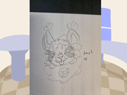 #3 - Day 1 of Doodling Banana Pudding!