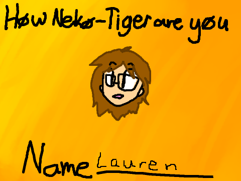 How Neko-Tiger are you? uwu remix