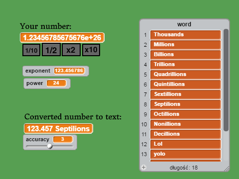 FOR thereisalwayshope number converter